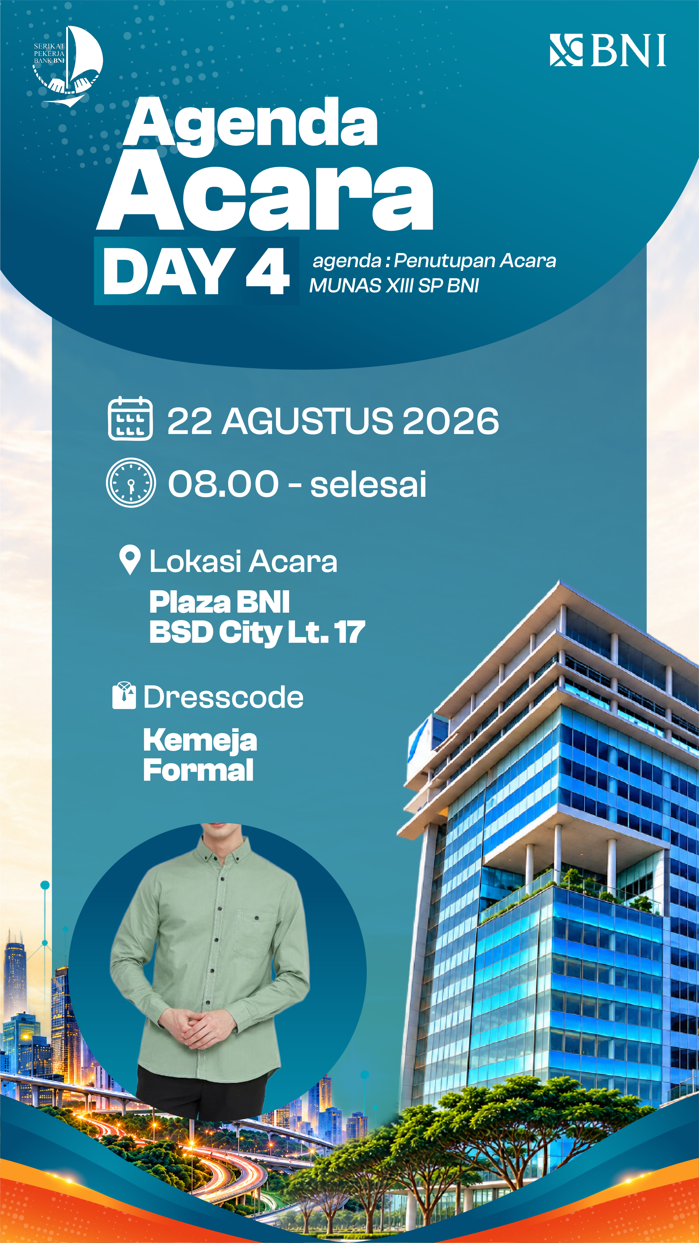 Agenda Day 4 - Penutupan Acara MUNAS XIII SP BNI
