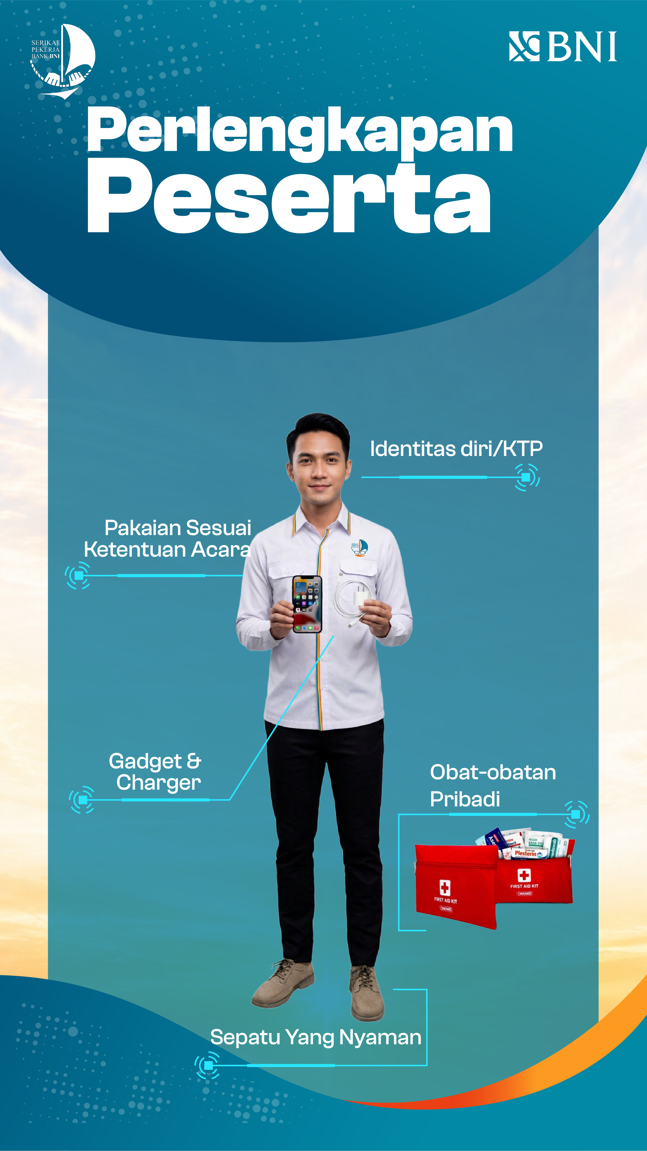 Perlengkapan Peserta Munas XIII SP BNI